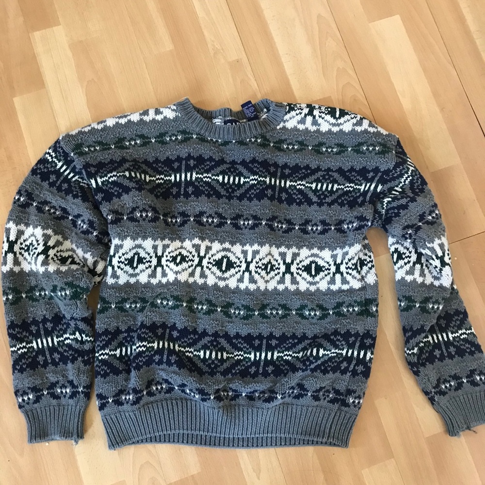 Vintage oversized knit sweater
